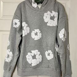 Grey Wreath Denim Tears Hoodie Size Large $85