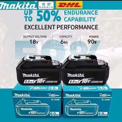 ON SALE AUTHENTIC MAKITA 18V  6AH, LITHIUM ION BATTERY