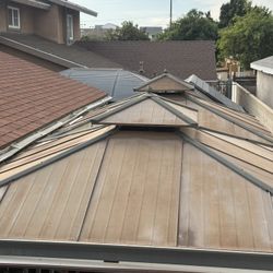 Heavy-Duty Metal Gazebo w/ Metal Roof + Hanging Fan (You Take Down)