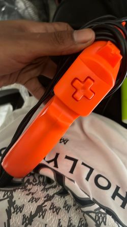 Orange Emergency Safety Whistle with Cord