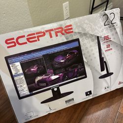 Sceptre 22” LED Monitor Brand New - Still In Box