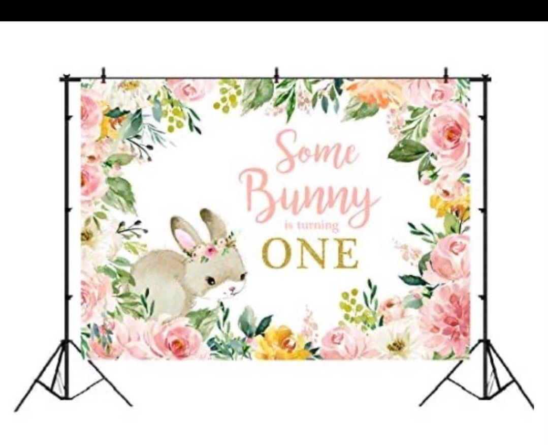 1st Birthday Party Banner Backdrop
