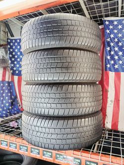 ✅ 4 NICE USED TIRES LT275/65R20 MICHELIN DEFENDER LTX MS2 ALL SEASON TRUCK USED TIRES 275 65 20