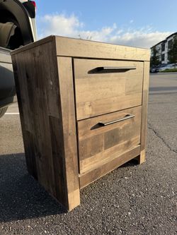 Brown nightstand