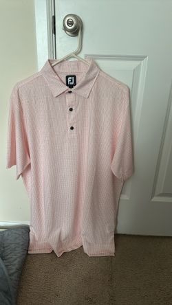 FJ men golf shirt, size L , never worn, light color