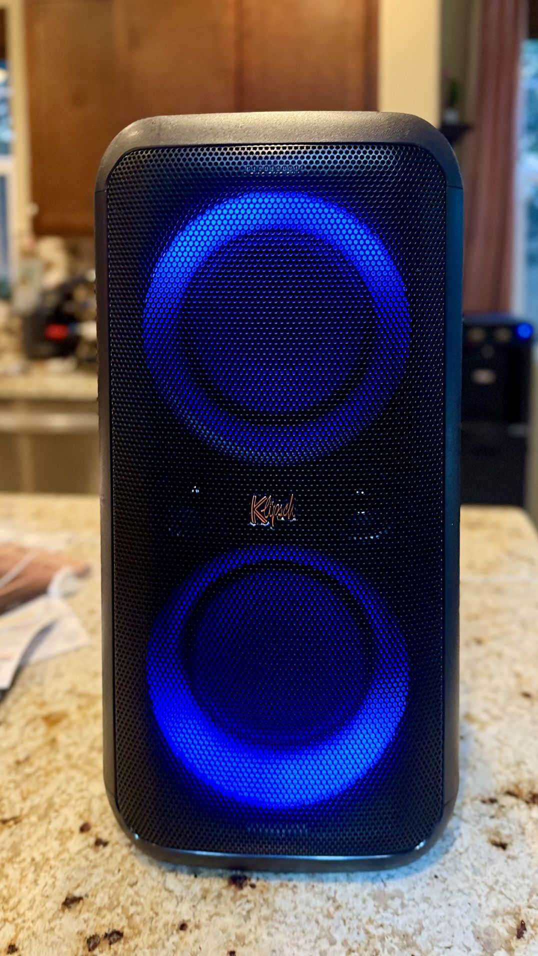 Klipsch Gig XXL portable party speaker.