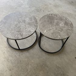 Side Table And Matching Coffee Table