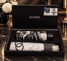 Chanel Thermos and Umbrella Gift Set