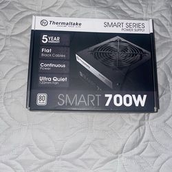 Thermaltake Smart 700W 80 Plus Power Supply – With Original Box