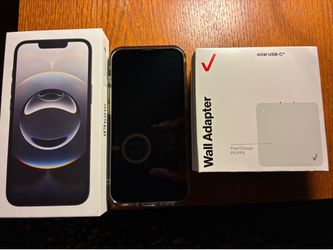 iPhone 16e Unlocked w/ Mag Case and New Charger