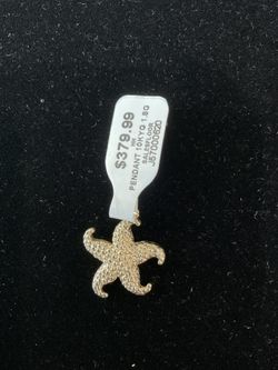 Starfish Pendant 10k 1.8 Gms
