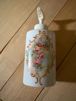 Hand painted Ceramic Soap Dispenser