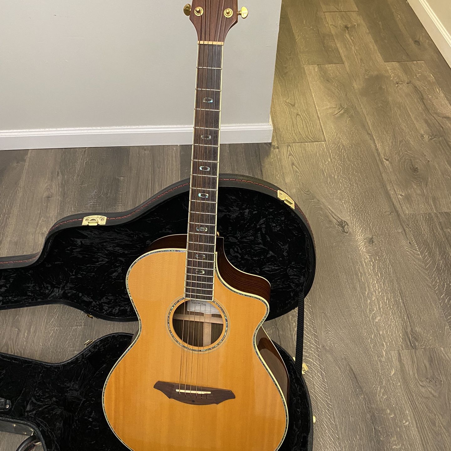 Breedlove AC25/SR Plus Acoustic/Electric guitar . Beautiful Like New With Hardshell Case 