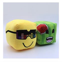 Sunny And Melon Plushes - From Roblox, YouTube Videos -Minecraft 