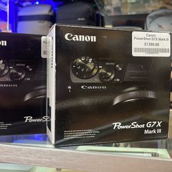 Canon Powershot g7x mark iii
