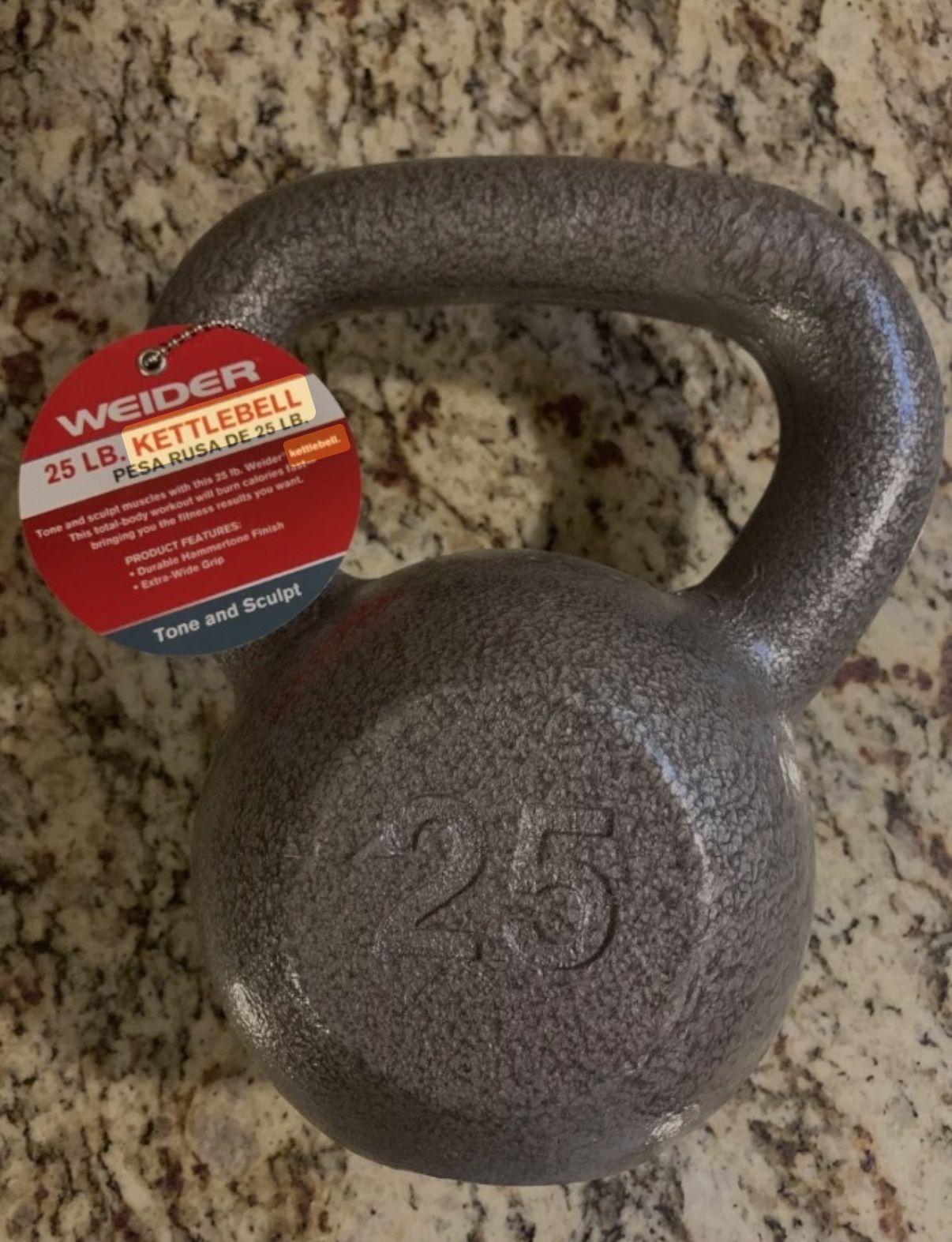 25.lbs X 2 Kettlebells
