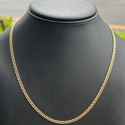 Jewelry 14k Yellow Gold Mariner link 20.50” Chain necklace 8.00 grams 2.90mm
