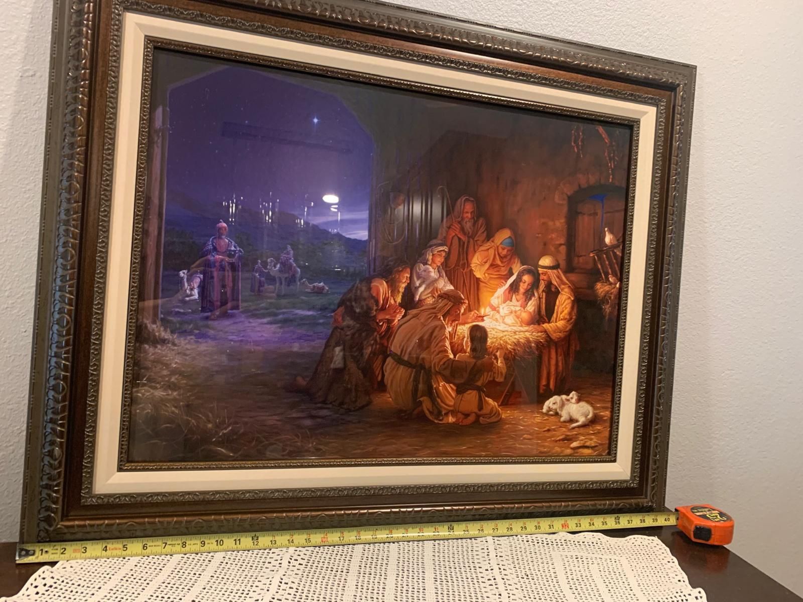 Cuadro Navideño En Muy Buen  Estado 