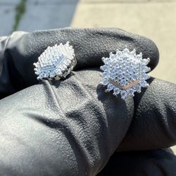Sunny stones Earrings Silver 