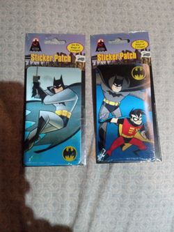 2 Batman And Robin Sticker Patchs