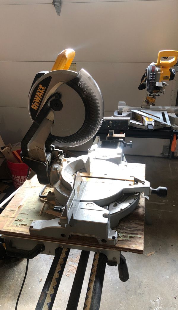 Dewalt miter saw DW703 and Ryobi chop saw stand for Sale in Bellevue