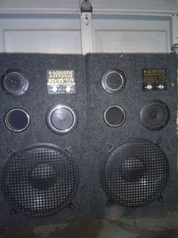 Speakers Acoustic Response Series 707 speakers