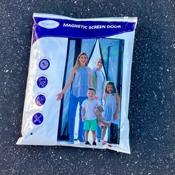 Magnetic Screen Door ,Keep Bugs Out 39by83inch