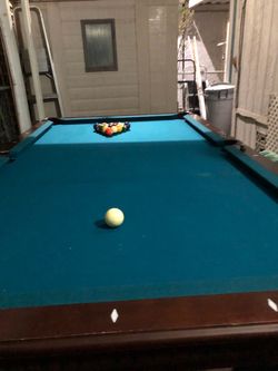 POOL TABLE WITH NEW FELT