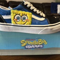 SpongeBob Vans Boys Size 3.5