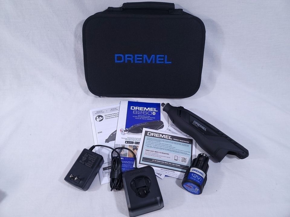 Dremel 8260 12VLi-Ion Variable Speed Cordless Smart Rotary Tool with Brushless Motor