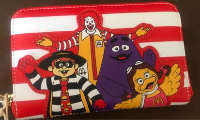 Loungefly x McDonald's Ronald McDonald and Friends Zip Around Wallet