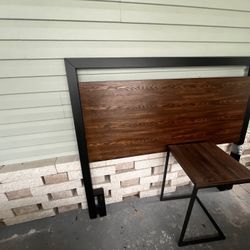 Bed Back Board And One Night Stand 