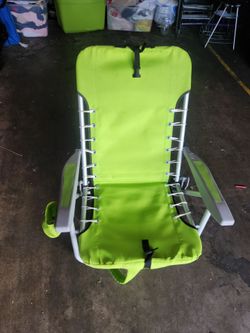 Folding Beach Chair with Backpack Straps
