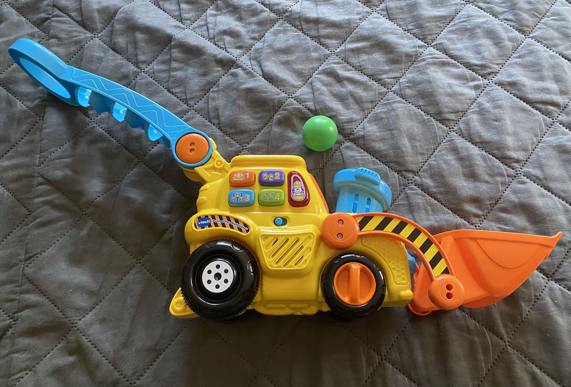 VTech, Pop-a-Balls🎾, Push and Pop Bulldozer, Toddler Learning Toy