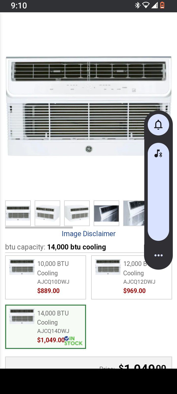 GE Air Conditioner 