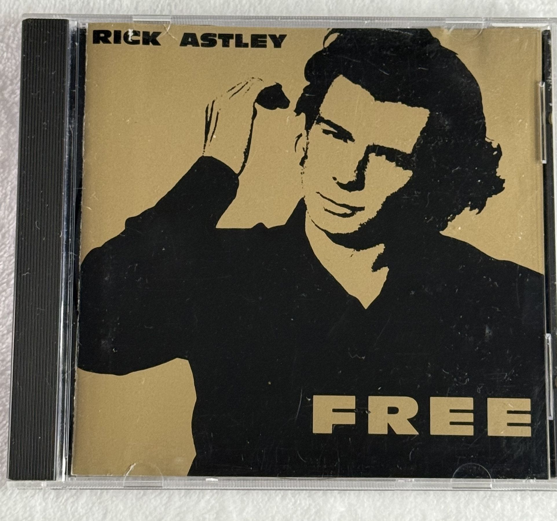 Rick Astley – Free CD Album 1991 BMG RCA Pop Soul “Cry for Help” Vintage