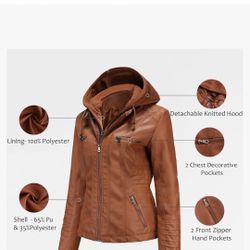 Tagoo Faux Leather Jacket