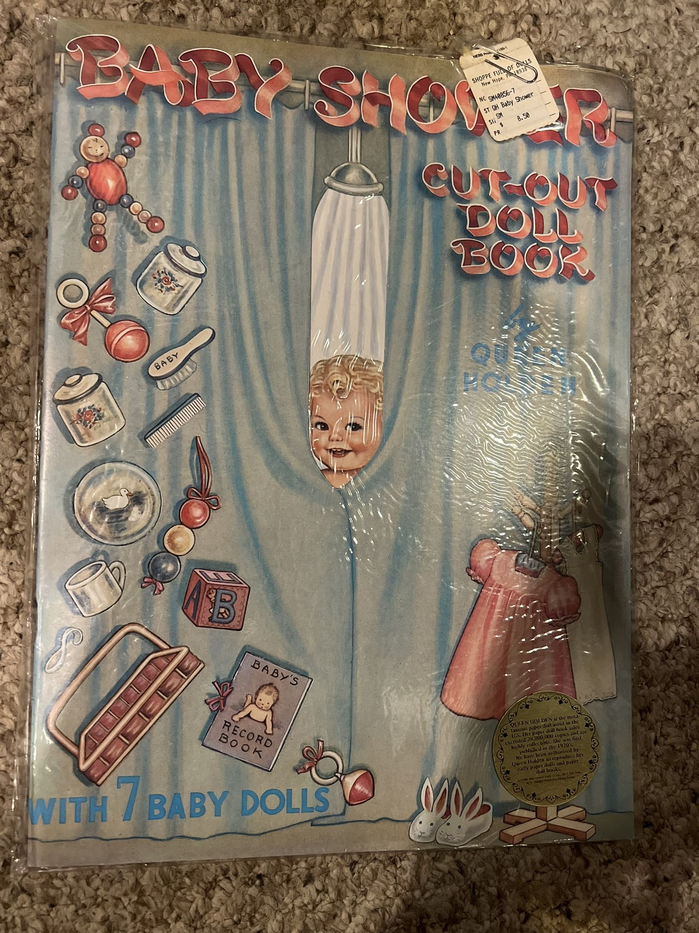 New in sealed package Queen Holden paper dolls Baby Shower
