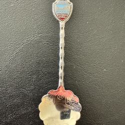 Michigan Mackinac Bridge Vintage Souvenir Spoon Collectible Very Rare.