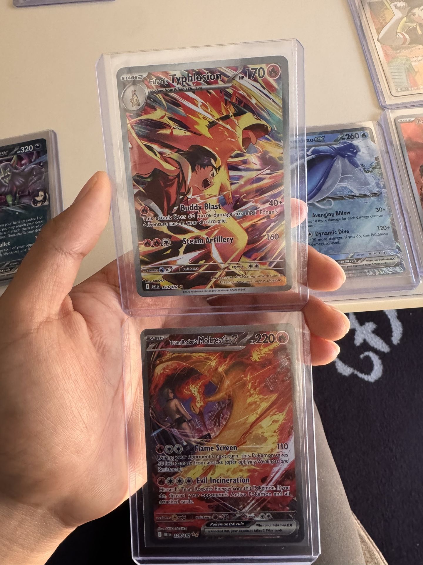 Moltres Ex And Typhlosion Full Art