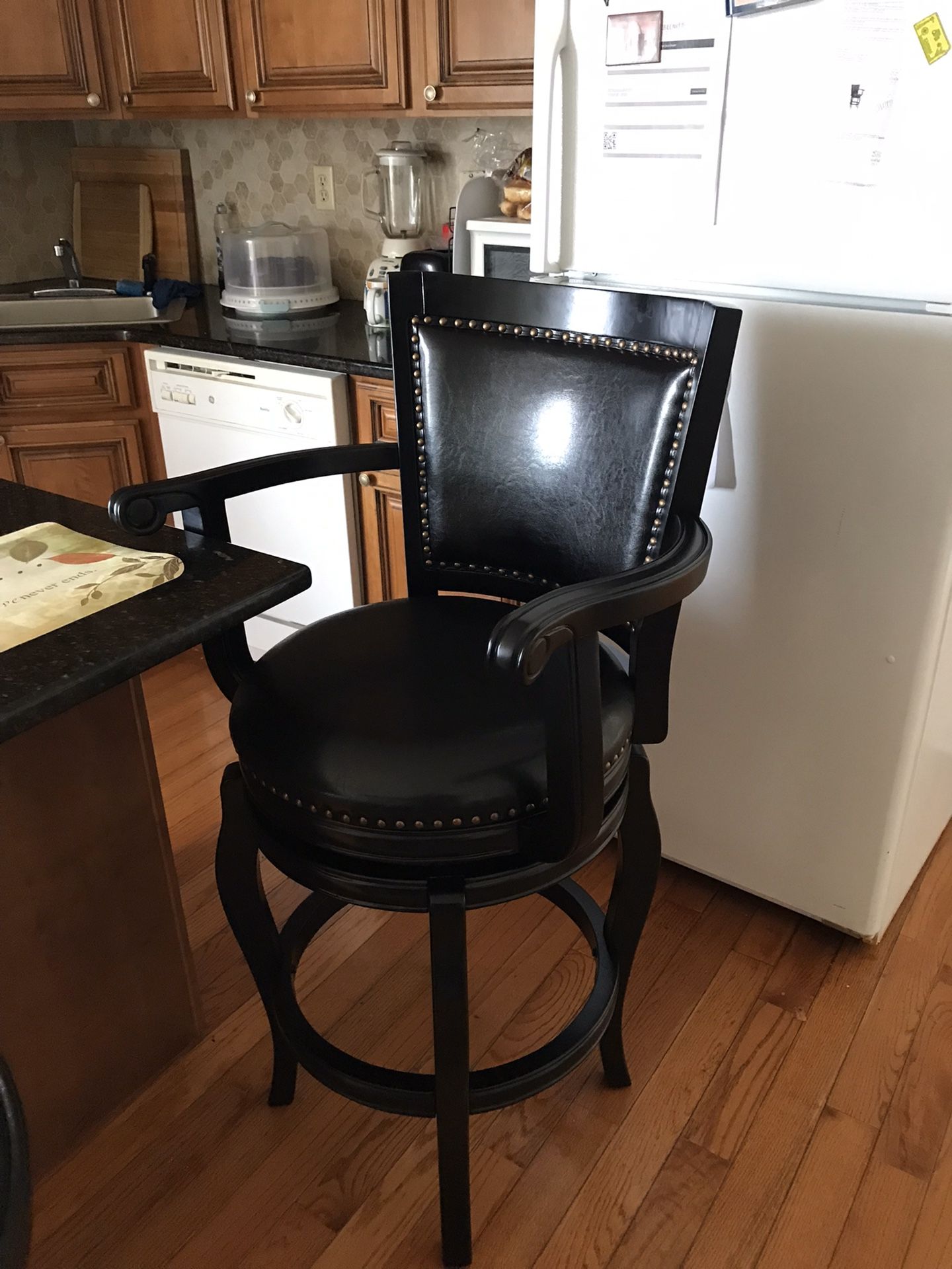 2 Brand New Swivel Bar Stools. Must sell. Getting Dinette. $325.