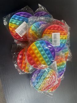 12 Popit Fidget Toy Push Bubbles