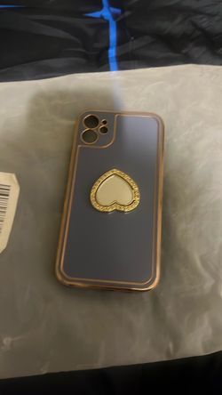 iPhone Phone Case with Heart Ring Holder