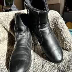 Black Blondo Faux Fur Lined Boots 13