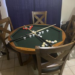 Convertible Pool Table/Dining Table