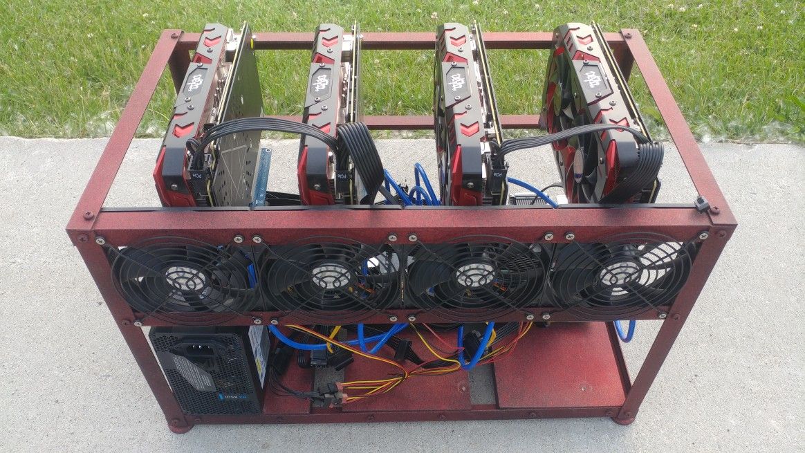 Cryptocurrency mining rig mini rx580 etherium