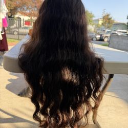 Virgin Brown Hair Wig