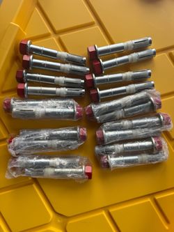 NEW (19 pcs.) Hilti Bolt Heavy Duty Expansion Anchors HSL M 12/25