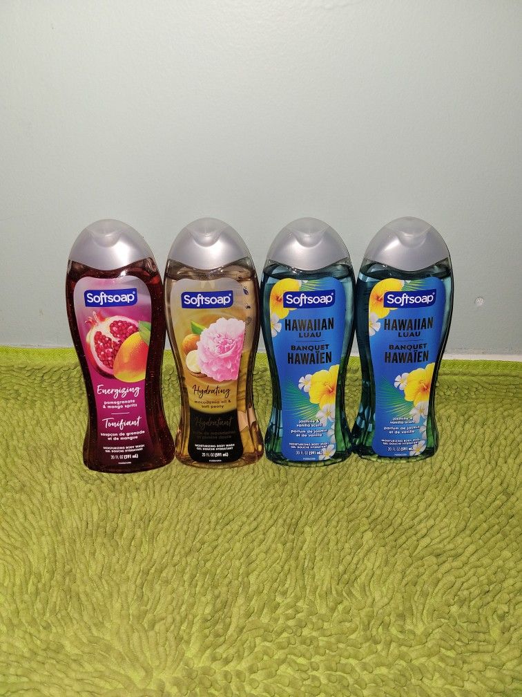 4 Softsoap Bodywash 20oz