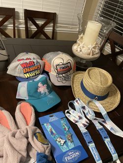 Disney Parks Hats, Headbands, Lanyards Pins! New With Tags